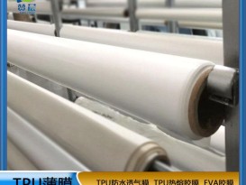 廠家直銷防水透氣膜乳白色低透復(fù)合面料霧面TPU功能薄膜 免費寄樣